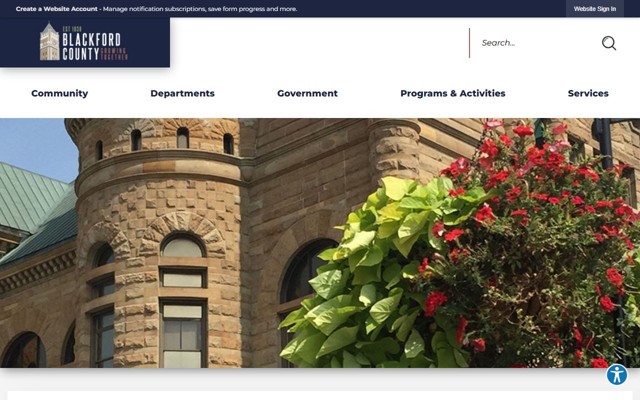 Blackford County sex offender registry sheriff