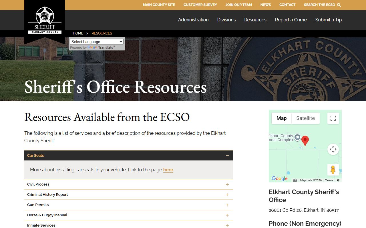 Elkhart County sex offender registry