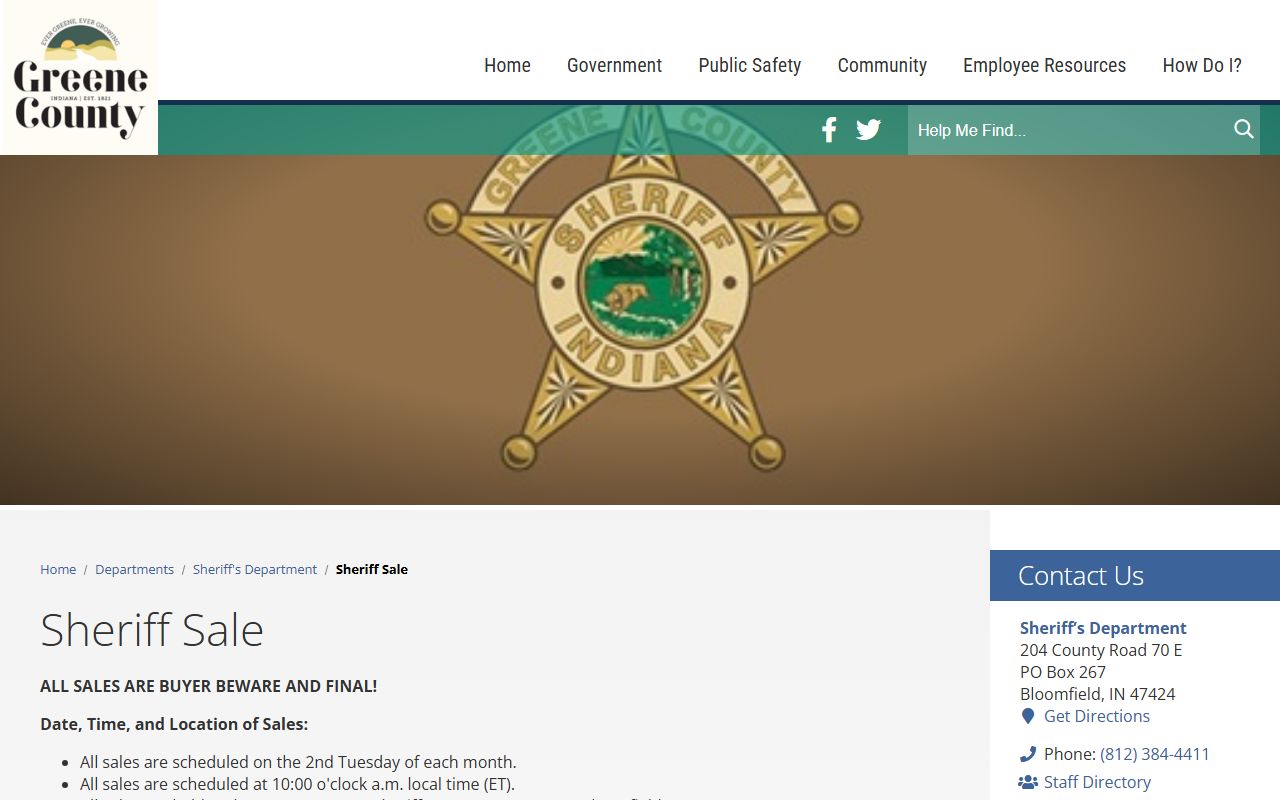 Greene County sex offender registry