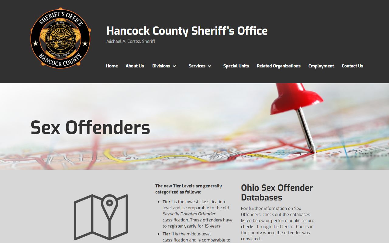 Hancock County sex offender registry