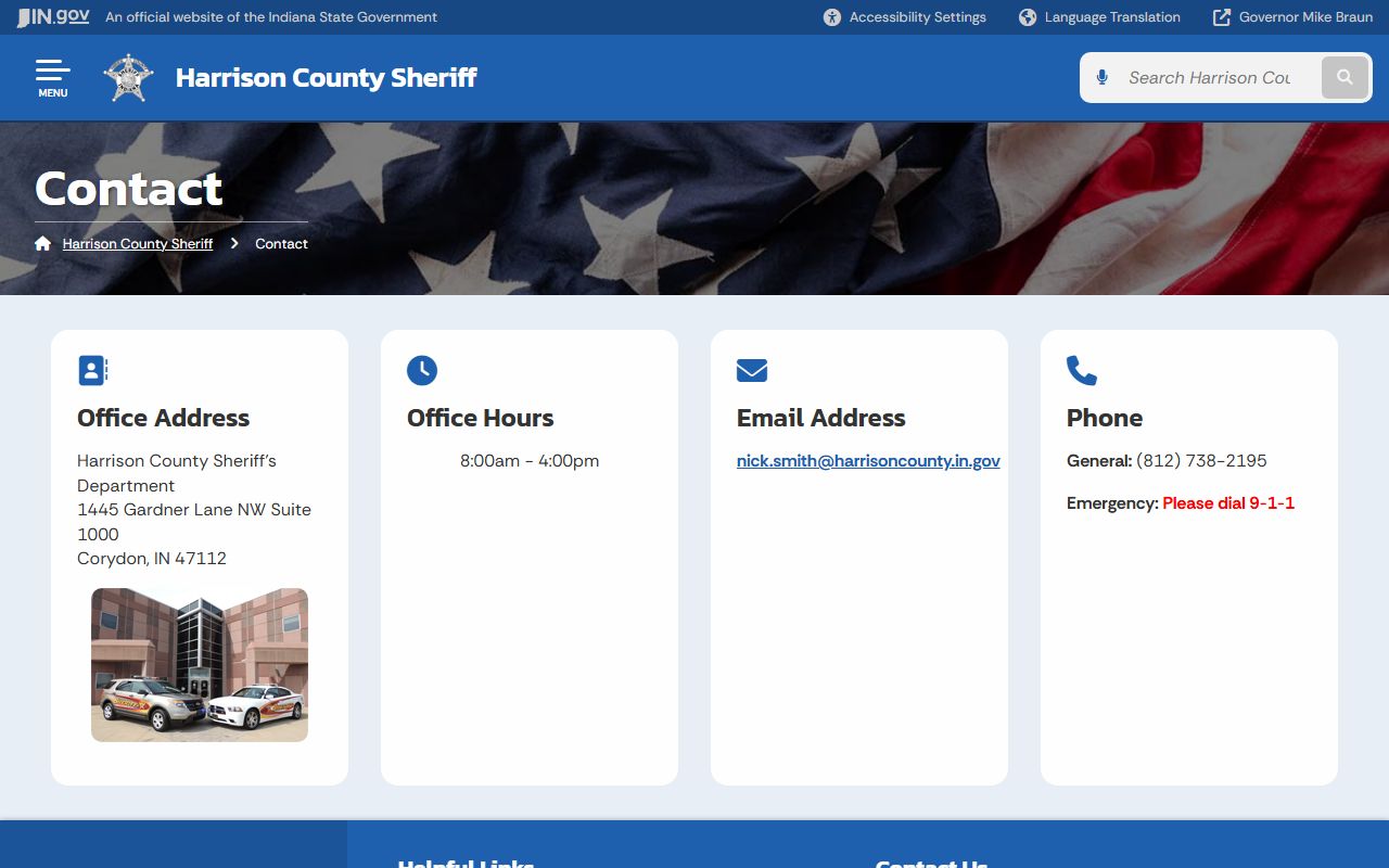 Harrison County sex offender registry