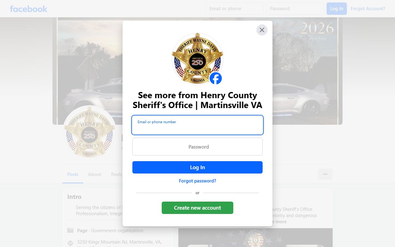 Henry County sex offender registry