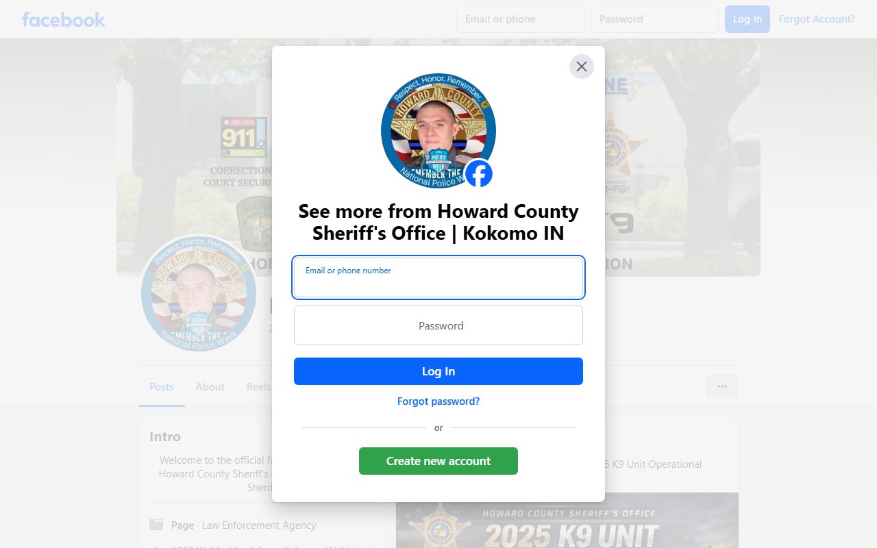 Howard County sex offender registry
