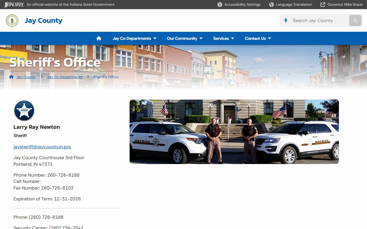 Jay County sex offender registry