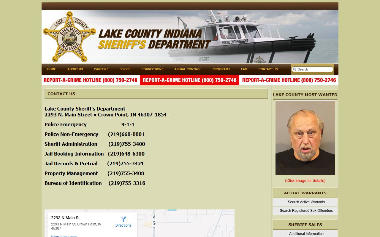 Lake County sex offender registry Indiana