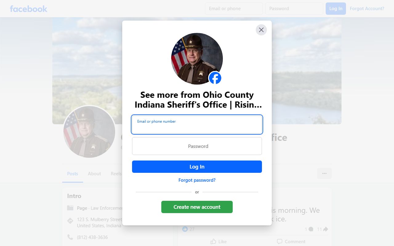 Ohio County sex offender registry
