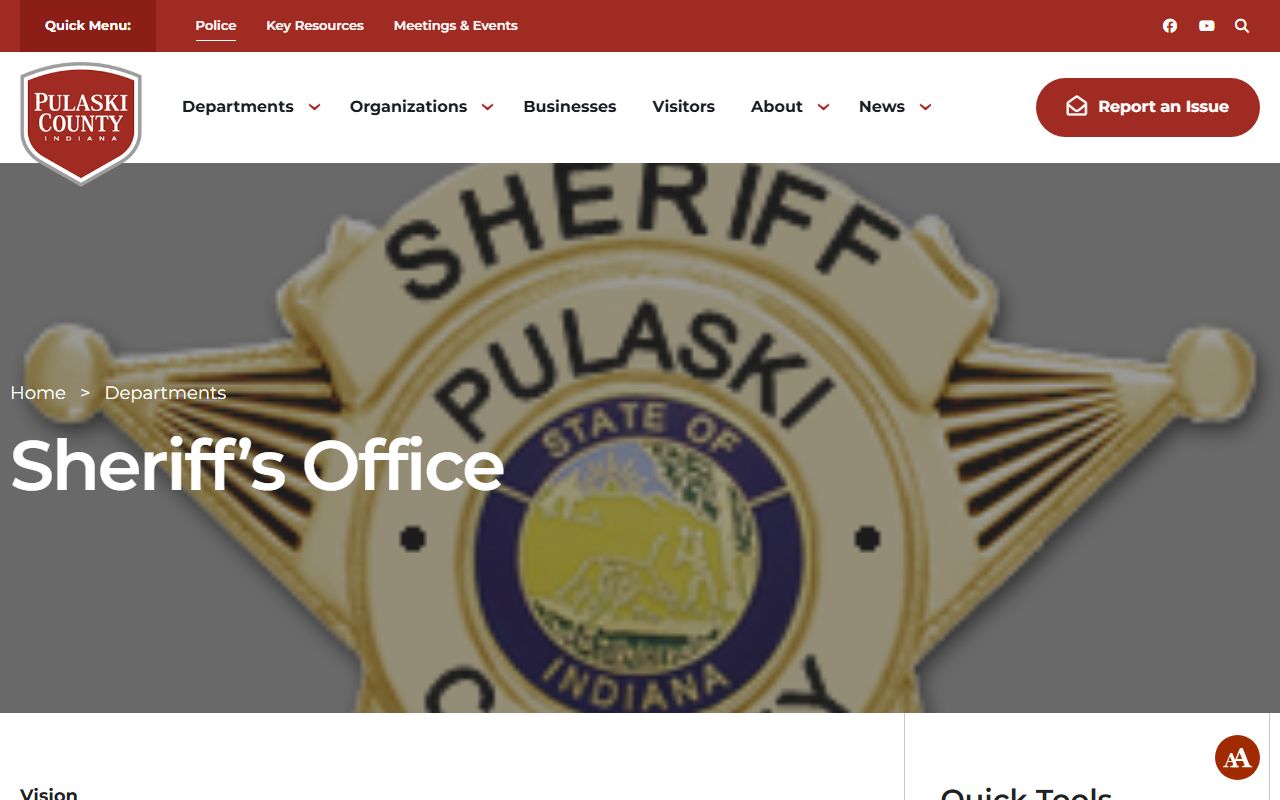 Pulaski County Sheriff sex offender registry